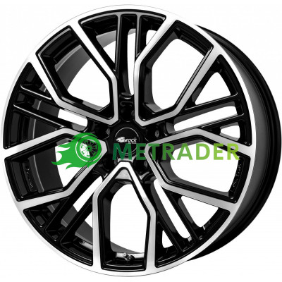 Brock B41 R19 W8.5 PCD5x112 ET20 DIA66.6 Black Polished