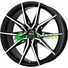 Brock B42 R18 W8 PCD5x112 ET45 DIA66.6 Black Polished