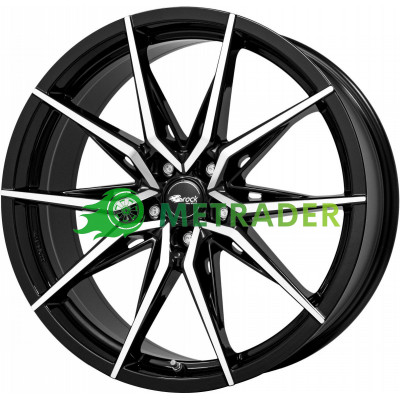 Brock B42 R18 W8 PCD5x112 ET30 DIA66.6 Black Polished