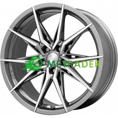 Brock B42 R18 W8 PCD5x108 ET42 DIA72.6 Ferric Grey Polished