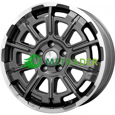 Brock B45 R18 W7.5 PCD6x139.7 ET50 DIA92.4 Himalaya Grey Polished