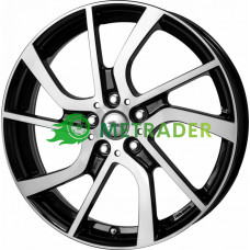 Brock EB1 R19 W5 PCD5x112 ET43 DIA66.7 Black Polished