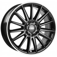 CMS C23 R19 W8 PCD5x112 ET30 DIA66.5 Diamond Rim Black