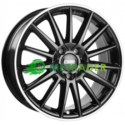 CMS C23 R18 W8 PCD5x112 ET31 DIA66.5 Diamond Rim Black