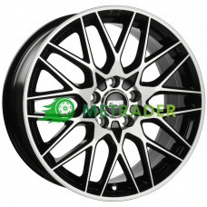 CMS C25 R17 W7 PCD4x100 ET45 DIA67.1 Diamond Black