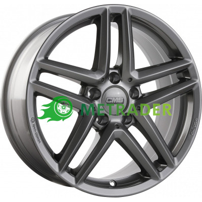 CMS C26 R17 W7.5 PCD5x112 ET40 DIA66.6 Titanium Gloss