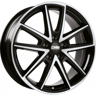 CMS C30 R18 W8 PCD5x114.3 ET45 DIA67.2 Diamond Black