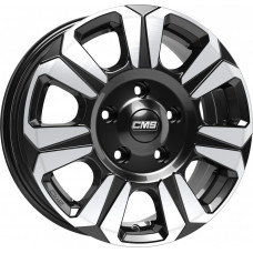 CMS C31 R16 W6.5 PCD5x114.3 ET48 DIA66.1 Diamond Black