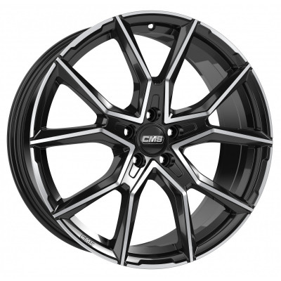 CMS C33 R18 W8 PCD5x108 ET48 DIA65.1 Diamond Black