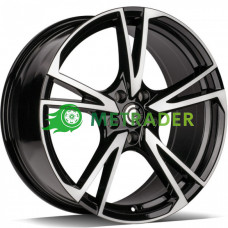 Carbonado ADVANCED R18 W8 PCD5x112 ET40 DIA66.5 Black Front Polished