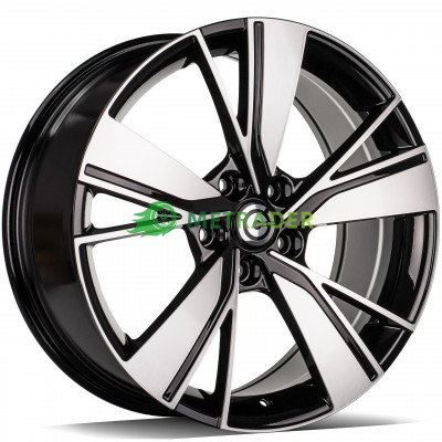 Carbonado Alien R18 W8 PCD5x112 ET40 DIA57.1 Black Front Polished