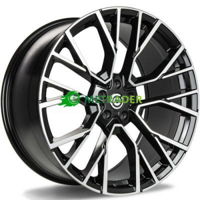 Carbonado Anomaly R20 W9 PCD5x112 ET30 DIA66.6 Black Front Polished