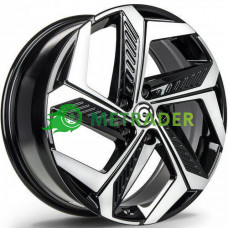 Carbonado Arctic R18 W7 PCD5x114.3 ET50 DIA73.1 Black Front Polished