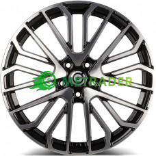 Carbonado Brilliant R19 W8 PCD5x112 ET45 DIA66.5 Black Front Polished