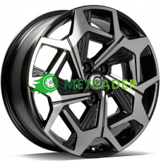 Carbonado Bullet R19 W7.5 PCD5x114.3 ET49 DIA73.1 Black Front Polished
