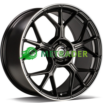 Carbonado Chief R18 W8.5 PCD5x112 ET35 DIA66.6 Deep Matt Black Lip Polished