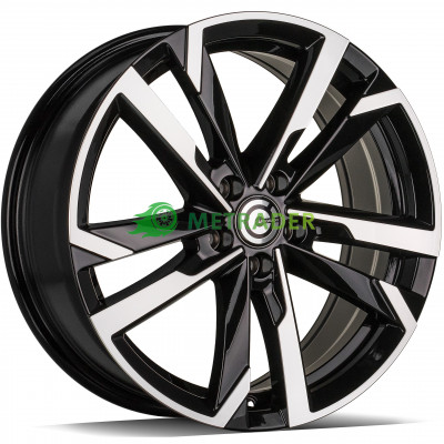 Carbonado Combat R17 W7 PCD5x112 ET40 DIA57.1 Black Polished