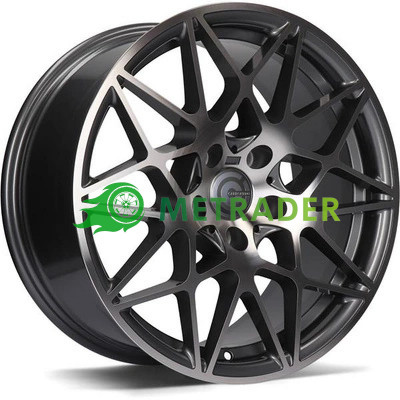 Carbonado Crazy R18 W8.5 PCD5x120 ET35 DIA72.6 Anthracite Front Polished