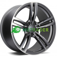 Carbonado Diamond R17 W8 PCD5x120 ET33 DIA72.6 Matt Anthracite Front Polished