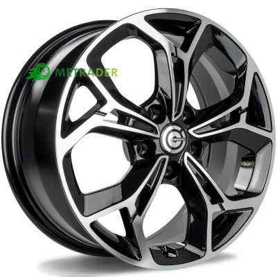 Carbonado Direction R17 W7 PCD5x114.3 ET40 DIA73.1 Black Front Polished