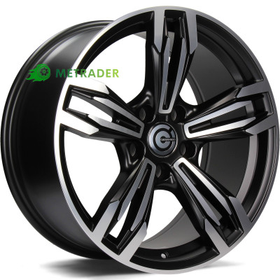Carbonado Dynamite R18 W8.5 PCD5x120 ET30 DIA72.6 Matt Black Front Polished