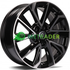 Carbonado Dynasty R17 W7 PCD5x114.3 ET40 DIA73.1 Black Front Polished