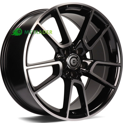 Carbonado Excellent R19 W8.5 PCD5x112 ET45 DIA66.6 Black Front Polished