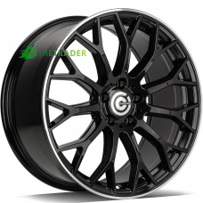 Carbonado Expert R19 W8 PCD5x112 ET35 DIA66.6 Black Glossy Lip Polished