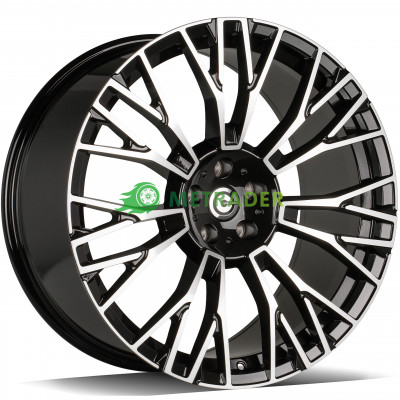 Carbonado Fame R20 W10.5 PCD5x112 ET40 DIA66.6 Black Front Polished