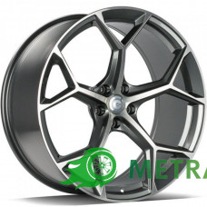 Carbonado Fancy R21 W9.5 PCD5x112 ET25 DIA66.5 Anthracite Front Polished