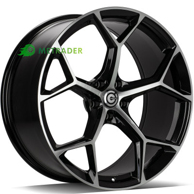 Carbonado Fancy R20 W9 PCD5x112 ET30 DIA66.5 Black Front Polished