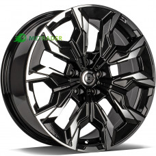 Carbonado Grand R18 W8 PCD5x112 ET25 DIA66.6 Black Front Polished
