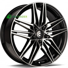 Carbonado Ground R18 W7.5 PCD5x114.3 ET40 DIA73.1 Black Front Polished