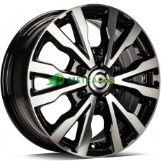 Carbonado Hero R16 W6.5 PCD6x130 ET54 DIA84.1 Black Front Polished