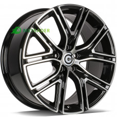 Carbonado Hit R17 W7.5 PCD5x108 ET45 DIA67.1 Black Front Polished