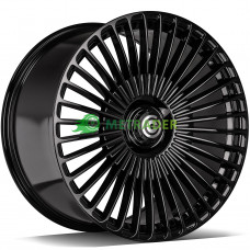 Carbonado Hurricane R20 W9.5 PCD5x112 ET45 DIA66.6 Black Glossy