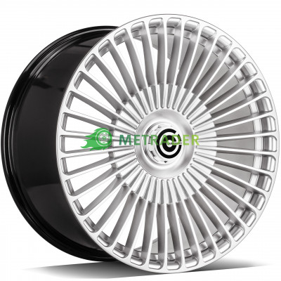 Carbonado Hurricane R21 W10 PCD5x112 ET50 DIA66.6 Diamond Hyper Silver