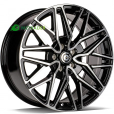 Carbonado Idaho R18 W8 PCD5x108 ET45 DIA67.1 Black Front Polished