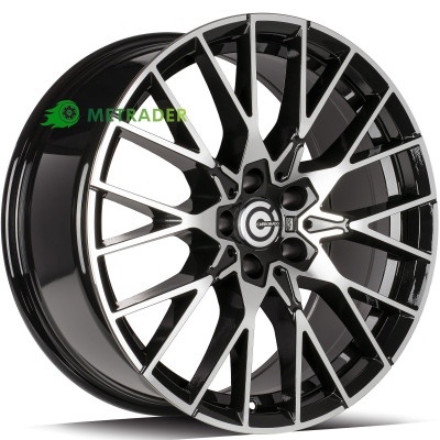 Carbonado Illusion R18 W8 PCD5x112 ET30 DIA66.6 Black Front Polished