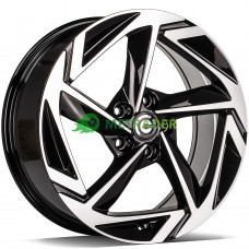 Carbonado Imagine R18 W7.5 PCD5x114.3 ET40 DIA73.1 Black Front Polished