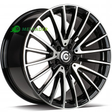 Carbonado Inex R17 W8 PCD5x112 ET35 DIA66.6 Black Front Polished