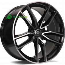 Carbonado Invention R21 W11 PCD5x112 ET49 DIA66.6 Black Front Polished