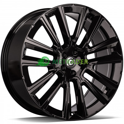 Carbonado Knockout R19 W8 PCD5x108 ET42 DIA67.1 Black Gloss
