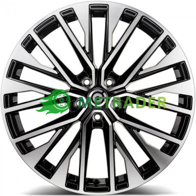 Carbonado Loop R20 W9 PCD5x112 ET30 DIA66.5 Black Front Polished