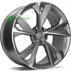 Carbonado Luxury R19 W8.5 PCD5x112 ET30 DIA66.5 Anthracite Front Polished