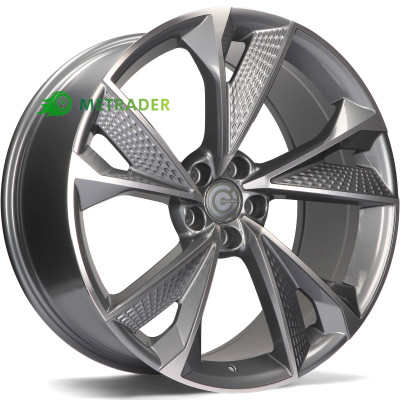 Carbonado Luxury R19 W8.5 PCD5x112 ET30 DIA66.5 Anthracite Front Polished