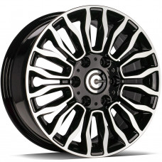 Carbonado Might R16 W7 PCD6x130 ET50 DIA84.1 Black Front Polished