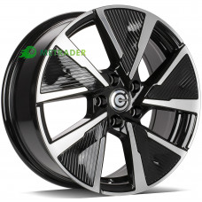 Carbonado Montpellier R17 W7 PCD5x108 ET45 DIA67.1 Black Front Polished