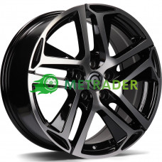 Carbonado Nice R16 W7 PCD4x108 ET25 DIA65.1 Black Front Polished