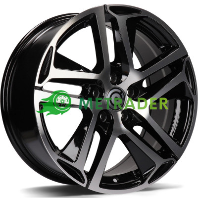 Carbonado Nice R16 W7 PCD4x108 ET25 DIA65.1 Black Front Polished